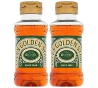 Lyles Golden Syrup Squeezy Bottle 325g x 2 Light Treacle Dessert Cereal Porridge Pancake Topping Baking Cooking Marinade Salad Dressing with Welari Thank You Card | (2pack)