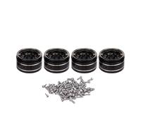 Lylithuif 4PCS 1 Inch Wheel Hub Replacement for SCX24 1/18 RC Car Brass Beadlock Model Car Hubs 2.7x1.6cm