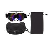 Lylithuif Adult Ski Goggles Spherical Double Layer Anti Fog Snowboard Goggles Windproof Glasses for Climbing and Skiing PE Coated Lens 254g (Blue)