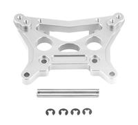 Lylithuif Aluminium Alloy Front Shock Tower Absorber Plate Precision CNC Machined Durable Upgrade Part for FS 53633 51805 51806 1/10 Scale RC Car Blue Red Silver (539080S silver)