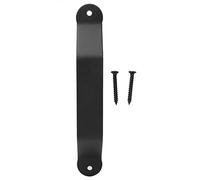 Lylithuif Antique Barn Sliding Door Pull Handle Cabinet Wardrobe Handle Hardware Fitting Black Carbon Steel Durable for Garage Barn Closet Sliding Doors Size 22.5x2.8x4.5cm