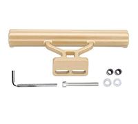 Lylithuif Bicycle Handlebar Extension Bracket Multifunction Aluminum Alloy Tube Headlight Computer Mount Holder for Bike Accessories Lightweight Durable 15cm 5.9in 120g 4.2oz (Gold)