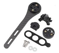 Lylithuif Bike Computer Holder Carbon Fiber Multifunctional Bicycle Handlebar Stem Mount for Bryton Series Black 16.3 x 4 x 2.8 cm (Applicable to Bairuiteng)
