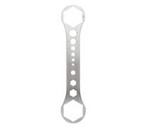 Lylithuif Bike Front Fork Wrench Stainless Steel Bicycle Pneumatic Fork Cover Removal Tool for Mountain Bike Durable Ergonomic Design Lightweight Portable Repair Tool (27-28mm / 1.06-1.1in)