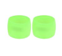 Lylithuif Bike Handlebar Tape Fixing Loops Anti Skid Silicone Handle Strap Protective Sleeve for Road Bicycle Accessories Lightweight Durable Material 2 Pack (green pair)