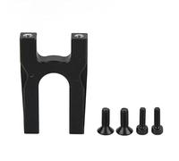 Lylithuif Center Differential Mount Aluminum Alloy Black Rustproof High Performance for RC Cars Kraton TYPHON 6S BLX Limitless Mojave