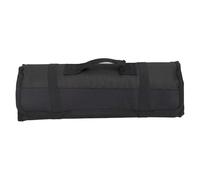 Lylithuif Chef Knife Roll Bag Premium Multifunctional 20 Slots Cutlery Storage Holder Protector for Professional Chefs Home Cooks Travel Camping Durable Canvas Material 22.4x14.0 Inches (Black)