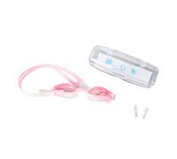 Lylithuif Children Swimming Goggles Clear View Anti Fog Swim Glasses with Adjustable Silicone Headband for Boys Girls Pool Beach (Roseate White)