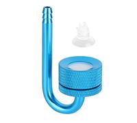 Lylithuif CO2 Diffuser Aquarium CO2 Atomizer Carbon Dioxide Diffuser High Pressure Efficient Diffusion for Fish Tank Aquatic Plant Breeding Blue Aluminum Alloy 60x24mm