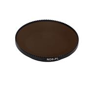 Lylithuif Drone Camera Lens Filter Multilayer Nano Coating Technology High Definition Optical Glass Scratch Proof Oil Proof Protection for Avata Aluminum Alloy Black 27mm (ND8-PL)