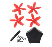 Lylithuif Drone Propeller Storage Box Professional Shockproof Compact Protective Case for DJI Avata Propellers Black 79x79x38mm Includes 4 Propellers 12 Screws 1 Screwdriver (Red)