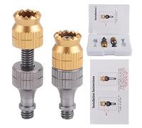 Lylithuif Drone Replacement Joystick Telescopic Joystick for Precision CNC Aluminum Alloy Rocker Controller for Air2 Mini2 Golden Titanium Color 2.6cm to 3.2cm 1Pair