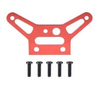 Lylithuif Durable Heavy Duty Aluminum Alloy Front Gear Box Plate for RC HPI 1/8 WR8 FLUX Block Gymkhana Upgrade Accessories Blue Orange Red Silver (WR80013R red)