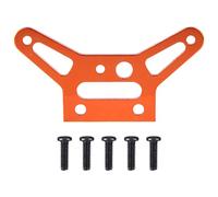 Lylithuif Durable Heavy Duty Aluminum Alloy Front Gear Box Plate for RC HPI 1/8 WR8 FLUX Block Gymkhana Upgrade Accessories Blue Orange Red Silver (WR80013-OR Orange)