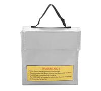 Lylithuif Explosion Proof Lipo Battery Safety Bag Fireproof Portable Charging Storage Pouch for Lithium Batteries Hydrogen Batteries Workshop Home Use Glass Fabric Material 3 Sizes (3 Size)