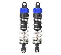 Lylithuif Front Shock Struts Damper RC Car Accessories High Performance Vibration Absorption Durable Plastic Metal Blue Black 95mm Fit for REMO 1/10 RC Car 2 Pieces