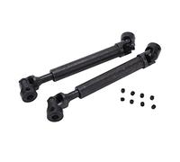 Lylithuif Hardened Steel Universal Drive Shaft High Performance Durable Upgrade Parts for Absima Sherpa 1/8 RC Car Black 110mm 4.3in 2 Shafts