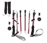 Lylithuif Hiking Pole Walking Stick Trekking Pole Super Lightweight Sturdy Adjustable Aluminum Alloy Hiking Poles for Hiking Climbing Walking Outdoor Activities 2 Pack 110cm to 130cm (Red)