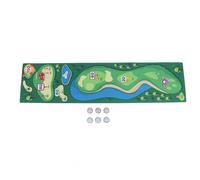 Lylithuif Kids Tabletop Golf Game Educational Portable Putting Game Golf Mat Toy for Indoor Party Family Gathering Plastic Plush Cloth 245g 8.6oz Includes 6 Golf Balls