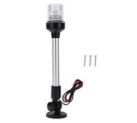 Lylithuif LED Navigation Light 12 Inch Waterproof 360 Degree All Round Marine Boat Light for Yachts Ships Aluminum PC Material 12V 24V