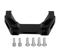 Lylithuif Metal Rear Bumper Mount Upgrade Accessory High Performance Durable Solid Construction for TRX4 1/10 Scale RC Crawler Car Black Silver Red (Black)