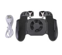 Lylithuif Mobile Game Controller 6 Finger Operating Quick Response Triggers Wide Compatibility Comfortable Grip Design Portable For 4.7 to 7 Inch Phones