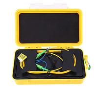 Lylithuif OTDR Launch Cable Box SM SC 2000m High Performance Dead Zone Eliminator Fiber Optic Testing Tool for Telecommunication Engineers Professional Use