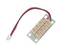 Lylithuif RC Aircraft Light Board Panel Switching Light Board Group Original Part Compatible with XK A280 Remote Control Aircraft White Plastic Material Durable Design