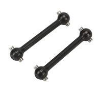 Lylithuif RC Car Rear Drive Shaft Steel Durable High Performance 1/16 Scale Replacement Part for ZD Racing S16 EX16 16426 2011 Black 2Pcs 33mm