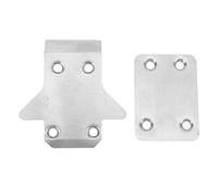 Lylithuif RC Chassis Armor Protector Professional Stainless Steel RC Skid Plate Guard Upgrade Part for KYOSHO MP10 MP9E RC Car Accessories 2pcs