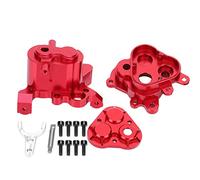 Lylithuif RC Gear Box Shell Aluminum Alloy Replacement Durable Sturdy Heat Dissipation Upgrade Part for TRX4 TRX6 1/10 Scale Remote Control Car Accessory 62mm 70g (Red)