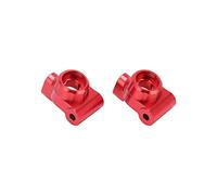 Lylithuif RC Rear Axle Cup Aluminum Alloy Steering Cup High Performance Durable Upgrade Parts for Losi Mini T 2.0 1/18 2WD RC Truck 2Pcs 16mm 6g (Red)