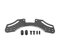 Lylithuif RC Rear Shock Tower Aluminum Alloy Adjustable Stable Replacement Upgrade Part for 3Racing D5 1/10 RC Car Black 110mm