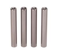 Lylithuif RC Second Floor Board Strut Aluminum Alloy Column Replacement for ZD Racing DBX10 10421S 1/10 RC Desert Off Road Vehicle Lightweight Durable 4PCS Set Ti Grey 35x5mm