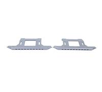 Lylithuif RC Side Pedal Aluminum Alloy Footrest Plate Accessories Fit for AXIAL SCX10 1/10 RC Crawler Car Silver A Type Black B Type Silver B Type 2PCS (Sliver B Type)