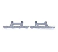 Lylithuif RC Side Pedal Aluminum Alloy Footrest Plate Accessories Fit for AXIAL SCX10 1/10 RC Crawler Car Silver A Type Black B Type Silver B Type 2PCS (Sliver A Type)