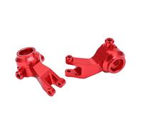 Lylithuif RC Steering Block Aluminum Alloy Upgraded Replacement Parts for Senton Typhon Granite BIG ROCK 1/10 RC Car 2pcs (Red)