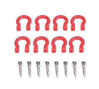 Lylithuif RC Tow Shackle Lock Catch 8PCS Metal Parts for RC Climbing Crawler Car Axial SCX10 CC01 D90 D110 TF2