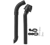 Lylithuif Rubber Snorkel RC Car Accessory Durable Upgrade Part for Defender D90 D110 1/10 Scale Crawler Black 1PCS