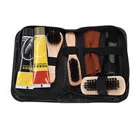 Lylithuif Shoe Shine Care Kit Premium Black and Neutral Polish Brushes Complete Shoe Maintenance Set for Men Women Travelers Home Use 8PCS Leather Accessories
