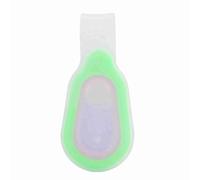 Lylithuif Silicone Gel Night Cycling Running Backpack Safety Warning LED Flash Light Lamp Bright Low Energy Water Resistant Clip On for Night Running Jogging Walking Outdoor Activities (Green)