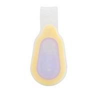Lylithuif Silicone Gel Night Cycling Running Backpack Safety Warning LED Flash Light Lamp Bright Low Energy Water Resistant Clip On for Night Running Jogging Walking Outdoor Activities (Yellow)