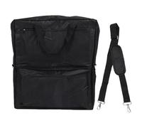 Lylithuif Solar Panel Storage Bag Double Layer Folding Travel Solar Panel Carrying Case for Camping RV Trips Parties Durable Canvas Protective Padded Design Holds 2 Panels Adjustable