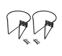 Lylithuif Stainless Steel Boat Cup Holder Universal Wall Mounted Drink Holder for Car Boat Yacht RV Truck Apartment 2Pcs Set Durable Iron Material 8x8.6x8.2cm (Black)