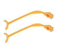 Lylithuif Swing Trainer Posture Corrector Wrist Control Gesture Hinge for Swing Training Aids Beginner Golfers Yellow Plastic 2pcs