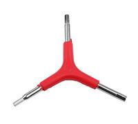 Lylithuif Three Way Hex Wrench Portable Lightweight Durable Steel Chrome Plating Bicycle Maintenance Tool for Outdoor Cycling Repair 4mm 5mm 6mm Hex Size