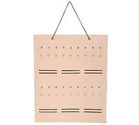 Lylithuif Wall Sunglasses Eyeglass Holder Organizer Storage Bag Jewelry Hanging Display Pouch Premium Felt Material Durable Wall Mounted Sunglasses Organizer for Home Store Decoration Gray (Khaki)