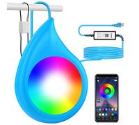 LyLmLe LED Pool Lights with APP Control, 10W RGB Dimmable Underwater Submersible Lights with Magnets, IP68 Waterproof Music Sync Color Changing 12V Pool Lights for Inground Aboveground Pool, 26ft Cord