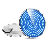 LyLmLe LED Swimming Pool Light Resin Filled, 35W PAR56 Submersible Underwater Lamp (Equivalent 300W Halogen Bulbs), Super Bright Spotlight, 1200lm, 140°Beam Angle, IP68 Waterproof, 12V AC/DC,Pure Blue