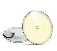 LyLmLe LED Swimming Pool Light Resin Filled, 35W PAR56 Submersible Underwater Lamp (Equivalent 300W Halogen Bulbs), Super Bright Spotlight, 2800lm, 140°Beam Angle, IP68 Waterproof, 12V AC/DC, 3000K